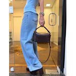 Bolsa Trançada Média - Marrom Café 