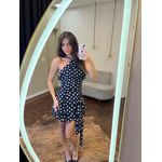 Vestido Poá Curto Patacho 