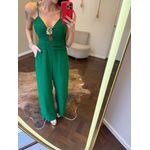 Macacão Alfaiataria Marrante Detalhe Orgânico - Verde 