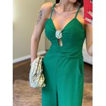 Macacão Alfaiataria Marrante Detalhe Orgânico - Verde 