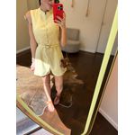 Macaquinho Alfaiataria Olívia - Amarelo