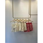 Conjunto Guipir - Bermuda e Peplum - Select Edition - Baunilha