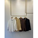 Camisa Botões Especiais - Preta