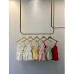 Blusa Heloísa - Alfaiataria Peplum - Amarela Manteiga 