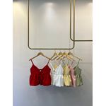 Blusa Heloísa - Alfaiataria Peplum - Amarela Manteiga 