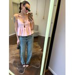 Blusa Heloísa - Alfaiataria Peplum - Rosa