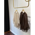 Bata Chiffon Ampla - Gelo