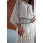 Bata Chiffon Ampla - Gelo