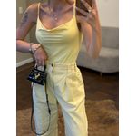 Regata Poliamida Gola Boba - Amarelo Manteiga 