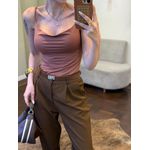 Regata Poliamida Gola Boba - Marrom 