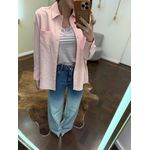 Camisa Antônia - Alfaiataria Marrant - Rosa Bebê 