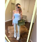 Tomara que Caia Tricot Peplum - Off White