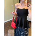 Tomara que Caia Tricot Peplum - Amarelo Manteiga