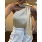 Body Cetim Maroca - Amarelo Manteiga