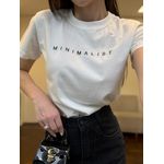 T-shirt Minimalist - Branca