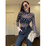 Body Tule Póa - Preto 