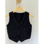 Colete Jeans Black Hotfix 