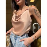 Regata Cetim Degagê - Champanhe 