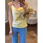 Regata Cetim Degagê - Amarelo Manteiga