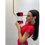 Kit BASICMATCH | 3 Blusas Ribanadas Assimétricas - Vermelha/Off White/Preta