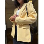 Blazer Alfaiataria Fresh - Amarelo Manteiga