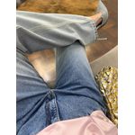 Calça Jeans Reta Lavagem Degradê 