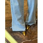 Calça Jeans Wide Leg Abertura Barra Jackie 