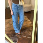 Calça Jeans Cargo Slim Fit 