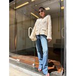 Calça Jeans Luana - Wide Comfy Barra a Fio