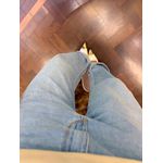 Calça Jeans Wide Barrado