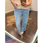 Calça Jeans Wide Barrado