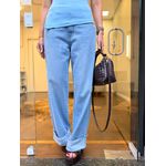 Calça Jeans Wide Barrado