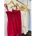 Conjunto Capri Lastex Marrant - Vermelho