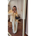 Conjunto Alfaiataria Cora - Amarelo Manteiga 