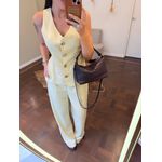 Conjunto Alfaiataria Cora - Amarelo Manteiga 