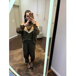 Conjunto Moletom Marrom e Cappuccino 