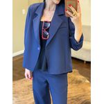 Conjunto Alfaiataria Lya - Azul Marinho 