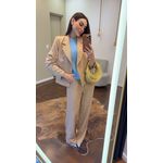 Conjunto Alfaiataria Lya - Bege 