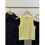 Regata Microfibra Nina - Amarelo Manteiga