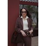 Conjunto Alfaiataria Lya - Marrom 