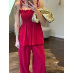 Conjunto Capri Lastex Marrant - Vermelho