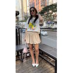 Saia Balonê Fluit - Creme