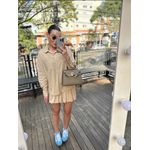 Saia Balonê Fluit - Creme