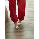 Conjunto Acetinado Betina - Vermelho