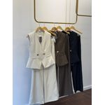 Conjunto Alfaiataria Soho - Off White