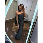 Macacão Echarpe Multi-Formas - Cinza Chumbo 