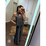 Macacão Echarpe Multi-Formas - Cinza Chumbo 