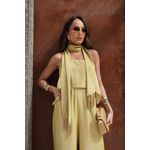 Macacão Echarpe Multi-Formas - Mostarda