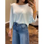 Blusa de Fio Soft - Azul Bebê