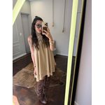 Vestido Chiffon Amarração Pescoço 